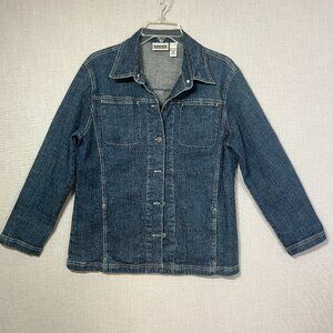 Chico's Vintage Denim Jacket Size 2
